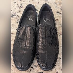 SAS 8.5N Black Slip-On Loafers